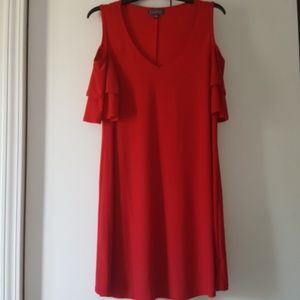 Red luxology dress